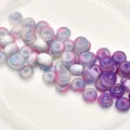 Photo-chromic UV color-changing abacus beads rondelle beads for DIY handmade jewelry crafting. - 13#