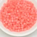 Pink 4mm brushed cat eye glass seed beads for DIY handmade jewelry bracelets crafting. - 4mm / Watermelon red