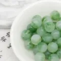Retro acrylic marbled faux jade beads loose DIY bracelet phone chain jewelry accessories. - 3. Jade Green