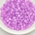 4mm Purple Cat Eye Glass Beads Round Spacer Beads for DIY Bracelet Craft Making - 4mm / Violet