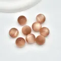 Perle imitazione occhio di gatto opache 16mm accessori fai da te per gioielli DIY - Tè al Latte Opaco