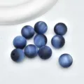 16mm perline opache satinate occhio di gatto perle sfuse per creazione gioielli fai da te - Blu Reale Opaco