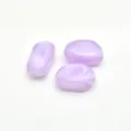 Acrylic irregular purple marbled loose beads DIY handmade bracelet jewelry accessories parts - Light Purple