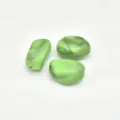 Green marbled acrylic beads irregular stone loose beads for DIY handmade jewelry bracelets earrings - Yellow-Green