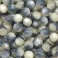Resin cat eye beads 8-16mm round loose beads for DIY handmade jewelry crafting details. - Smoke