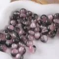 Galaxy fine flash resin round beads glitter loose beads DIY handmade jewelry bracelet accessories - Size 7