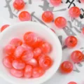 Resin imitation cat's eye abacus wheel beads, large hole DIY jewelry making accessories for bracelets. - Red