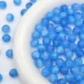 Blue starry mermaid resin loose beads for DIY bracelet hairpins jewelry making supplies 8-12mm - Blue