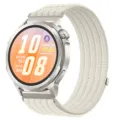 Breathable woven nylon loop watch strap replacement for smart watches comfortable and secure fit - 07# Starlight