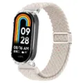 Coque de protection montre connectée et bracelet tressé en nylon magnétique de rechange. - Universel pour Xiaomi Band 3/4/5/6 / Points de Couleur Starlight - Coque Transparente