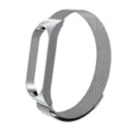 Correa de repuesto magnetica Milanese de acero inoxidable para Xiaomi Smart Band detalle - Modelo Band 7 / Plateado