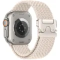 Correa de nylon trenzado con hebilla de paracaídas de metal para smartwatch, cómoda y elegante. - Hebilla de paracaídas - [Starlight]