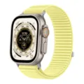 Ersatzarmband kompatibel mit Apple Watch Ultra, Nylon Alpine Loop Armband in Gelb Farbe. - 38/40/41mm / 19# Neongelb