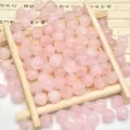 Perline di quarzo rosa naturale perle rotonde sfuse per braccialetto fatto a mano - 8mm / Quarzo rosa