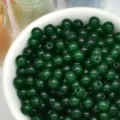 4mm green glass seed beads for DIY handmade bracelets necklaces jewelry making supplies - 100颗装 (4mm) / Dark Green