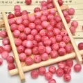 Perle sfuse in agata di cristallo rosa naturale per bracciali fatti a mano fai da te - 8mm / Giada Rosa Pesca