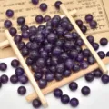 Perle Rotonde di Ametista Naturale Cristallo Viola Perline Sfuse DIY Braccialetto Gioielli - 8mm / Ametista