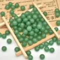 Perline rotonde in pietra naturale verde, perline sfuse per bracciali fai da te e accessori. - 8mm / Avventurina Verde
