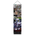 Demon Slayer Anime Augen Wandhaenge Gobelin vertikaler Banner fuer die Zimmerdekoration - Stil 3 / 32.5x130cm