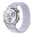 Replacement woven strap for smart watch, durable alpine loop design in light purple. - 20mm / Hyacinth Purple