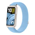 Correa de reloj de nailon tejido de repuesto para pulsera inteligente, lazo deportivo azul claro. - 09# Azul isla