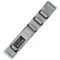 Graues Nylon Uhrenarmband Ersatzband mit schwarzer Hardware, langlebiges Sportband. - 20mm / Outdoor 4 - Grau