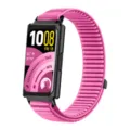 Correa de repuesto para reloj inteligente de nailon tejido rosa estilo trail loop accesorio - 16# Peonía