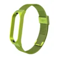 Correa de repuesto magnética milanesa de acero inoxidable para pulsera inteligente de actividad. - Correa de metal Milanesa con hebilla - Verde 12#
