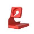 Supporto di ricarica in plastica rossa portatile compatibile per Apple Watch orologio smart. - 75×45×75 / Rosso