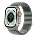 Grünes Alpine Loop Armband für Apple Watch Ultra 3 2 S11, robustes gewebtes Ersatzarmband. - 38/40/41mm / 20# Graugrün