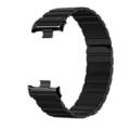 Magnetisches Silikon-Uhrenarmband Ersatzarmband fuer Smartwatch schwarzes Zubehör wasserdicht - Schwarz + Schwarz
