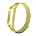 Correa de repuesto milanesa de metal dorado para pulsera de actividad inteligente con imán. - Modelo Band 7 / Dorado