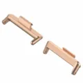 Rose gold metal watch strap connector adapters for smart watch replacement parts kit - 14mm / Rose Gold