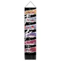 Anime Augen Design Wandbehang Wandbanner, schwarz-weiße ästhetische Raumdekorationsfahne. - Stil 5 / 32.5x130cm