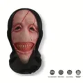 Maschera spaventosa di Halloween con capelli neri accessorio per feste di cosplay - Stile 31