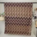 Elegante lange dames polyester sjaal met stijlvol ruit geometrisch patroon 185x80cm - RY-03