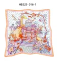 Vrouwen imitatie zijde vierkant sjaal giraffe kasteel print elegante mode halsdoek chic - 70*70cm / Fantasie wonderland RY-02