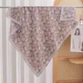 Paisley Square Scarf Brown Satin Silk Headwrap 90cm Chic Hair Accessories Neckerchief Bandana - RY-53