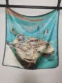Klassiek olieverf schilderij vierkante zijden sjaal 53cm lichte halsdoek kunstprint doek - Van Gogh - Zandboten lossen
