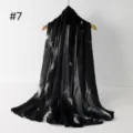 Schwarz weiße Gradient Baumwolle bedruckt Schal Tuch Variante 7 leicht weich Kopftuch - RY-07