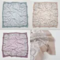 Vintage paisley print vierkante sjaal vrouwen elegante hijab chic halsdoek accessoire - Nr. 004