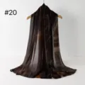 Weicher, leichter, bedruckter Baumwoll-Modal-Langer-Schal Kopfbedeckung Variante 20 - RY-20