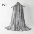 Verlaufende Marmorierung gedruckter Rayon Schal Variante 21, leichtes langes Tuch. - RY-21