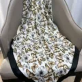 Chic simulation silk butterfly print twill small scarf, versatile stylish accessory for women. - RY-29