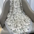 Butterfly print twill silk scarf, elegant thin neckerchief for women's stylish daily wear. - RY-31