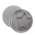 Stainless steel dalgona candy maker set with star mold tin box and needle for baking. - Star Candy Mold 3-Piece Set