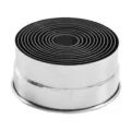Stainless steel round cookie cutter set, 12 pieces nesting pastry ring baking molds - 12-Head Thickened High-Gloss Level
