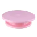 Pink plastic cake turntable rotating stand for baking decorating tools kitchen home use - Ordinary Turntable / Pink