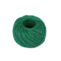 Green jute twine string for DIY crafts, gift box packaging, and baking decoration, 30m. - Green