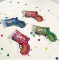 Bolsa de bebida de aluminio en forma de pistola novedad favor de fiesta decoracion - Pistola de Confeti